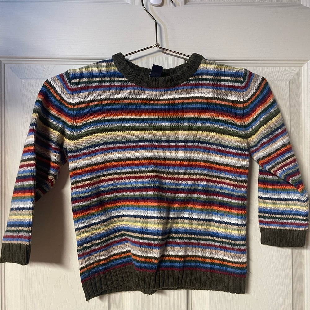 GAP Multicolor Striped Toddler Sweater